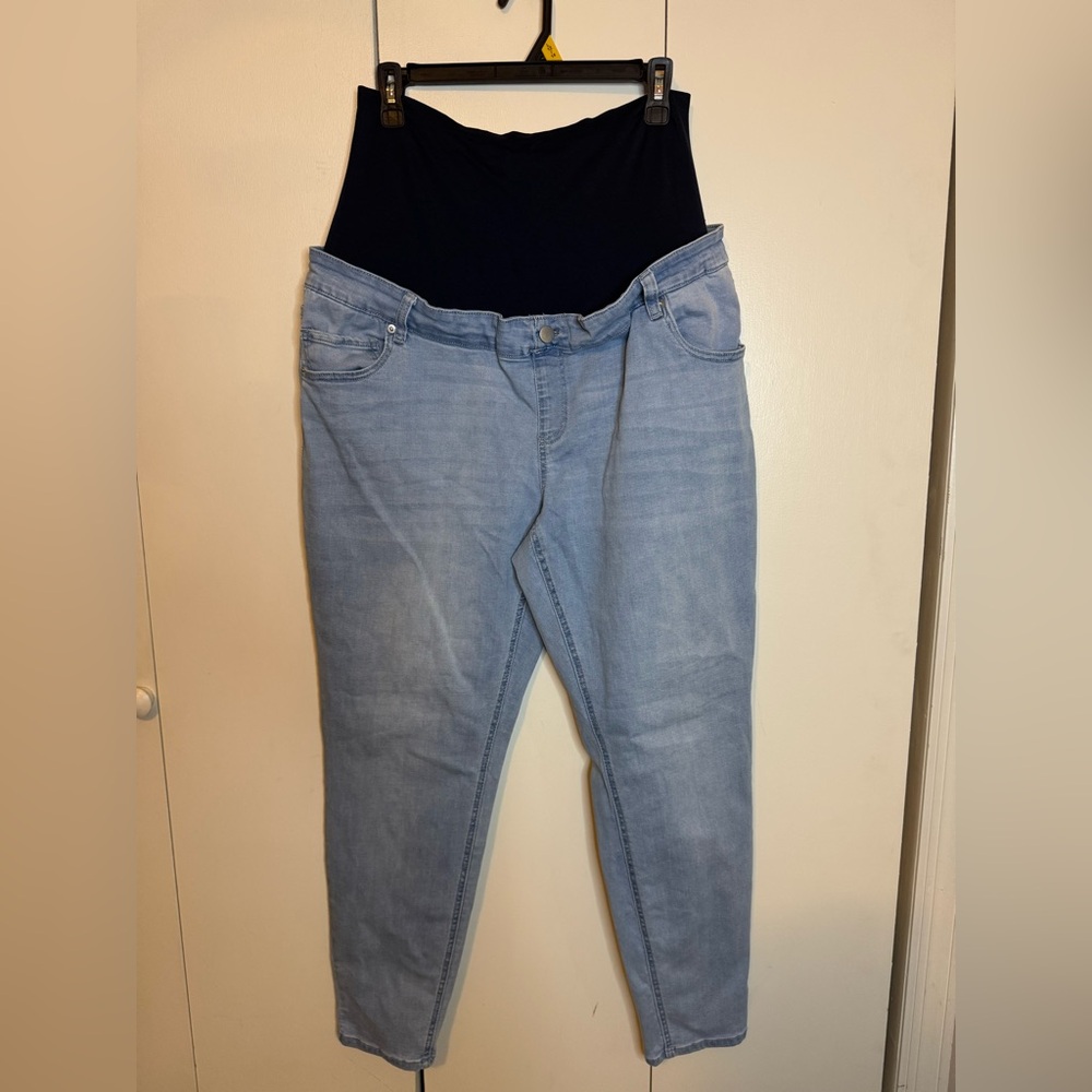 Time and Tru maternity Blue Jeggings Soft Elastic Waistband